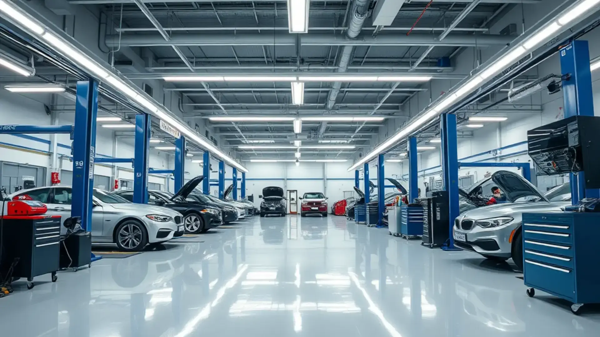 Silver Valley Tire Center workshop interior